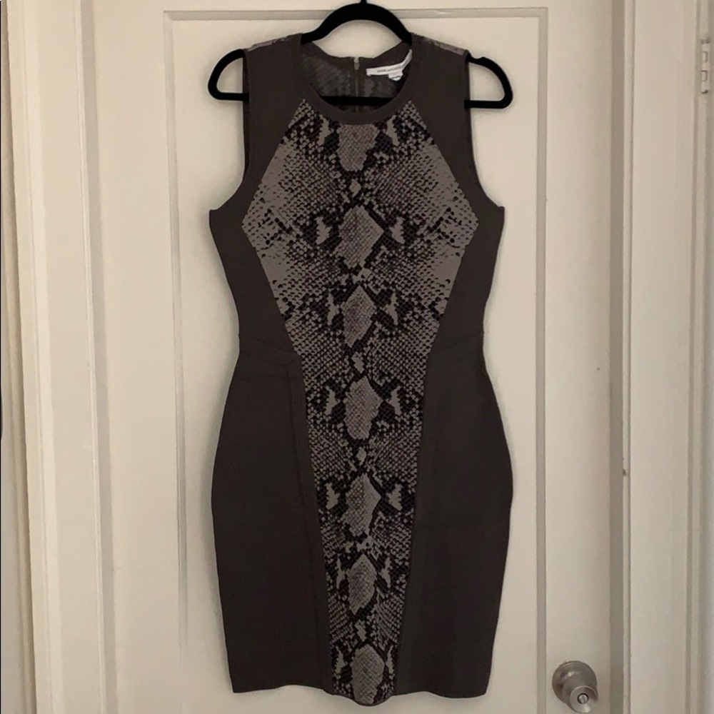 Diane von Furstenberg Franca Light Grey Combo Knit